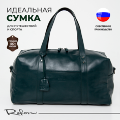 Сумка дорожная Reform, 20 л, 18х25х50 см, ручная кладь, зелeный