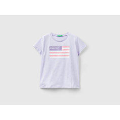 Футболка UNITED COLORS OF BENETTON, размер EL, сиреневый
