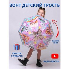 Зонт-трость GALAXY OF UMBRELLAS, розовый