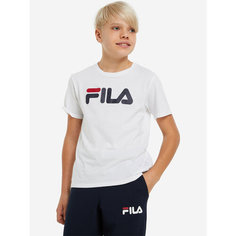 Футболка спортивная Fila, размер 122-128, белый