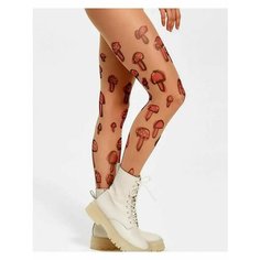 Колготки, 40 den, размер 5-7, разноцветный Stop Tattoo