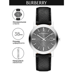 Наручные часы BURBERRY, серый/черный