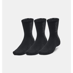 Носки Under Armour, комплект, 3 пары, размер XL, black/pitch gray