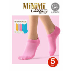 Носки MiNiMi, комплект, 3 пары, размер 39/41, белый, мультиколор