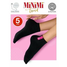 Носки MiNiMi, комплект, 5 пар, размер 39-41 (25-27), черный