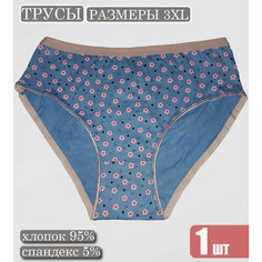 Трусы Алия, размер 3XL, голубой