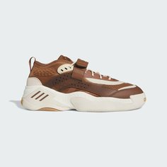 Кроссовки adidas STREETBALL III, размер UK 12, коричневый