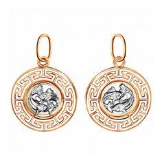 Подвеска GOLD CENTER, красное золото, 585 проба