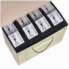 Носки RuSocks, комплект, 80 пар, размер 27, черный