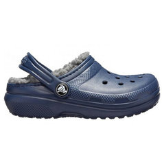 Сабо Crocs CLASSIC LINED CLOG, размер C9 US, navy/charcoal