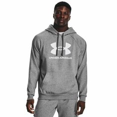 Худи спортивное Under Armour Rival Fleece Logo HD, размер SM, , серый