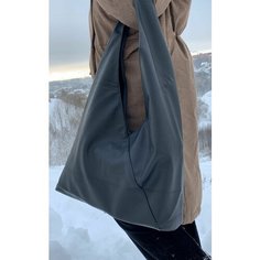 Сумка тоут , фактура зернистая, черный Нет бренда