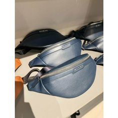 Сумка кросс-боди MICHAEL KORS, фактура зернистая, матовая, гладкая, синий
