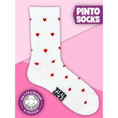 Носки PINTO SOCKS, размер 36-40, белый