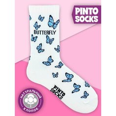 Носки PINTO SOCKS, размер 36-40, белый