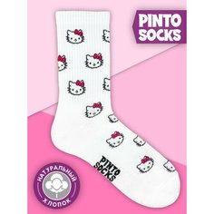 Носки PINTO SOCKS, размер 36-40, белый