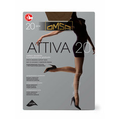 Колготки Omsa ATTIVA, 20 den, размер 2, бежевый