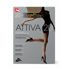 Колготки Omsa ATTIVA, 20 den, размер 2, бежевый