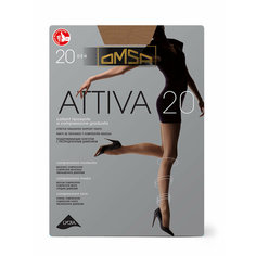 Колготки Omsa ATTIVA, 20 den, размер 2, бежевый