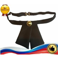 Галстук , черный 50 Нет бренда