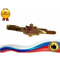 Зажим для галстука , золотистый Нет бренда