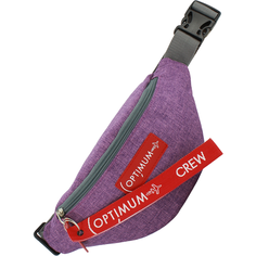 Сумка поясная Optimum Crew, фактура матовая, фиолетовый