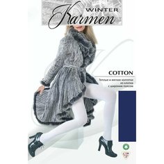 Колготки Karmen Cotton, 250 den, размер 2, jeans Кармен