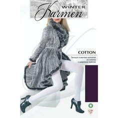 Колготки Karmen Cotton, 250 den, размер 4, viola Кармен