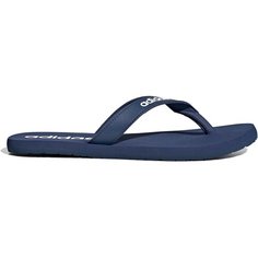 Шлепанцы adidas ADILETTE, размер 8 UK, tech indigo/cloud white