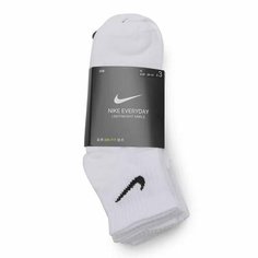 Носки NIKE Everyday, комплект, 3 пары, размер 38-42, белый