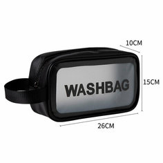 Косметичка 10х15х26 см, , черный Washbag