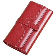 Кошелек , фактура глянцевая, красный Als Di