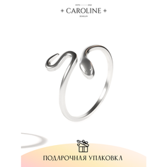 Кольцо Caroline Jewelry, безразмерное, серебряный