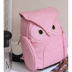 Рюкзак тоут Accessori, фактура гладкая, розовый жемчуг