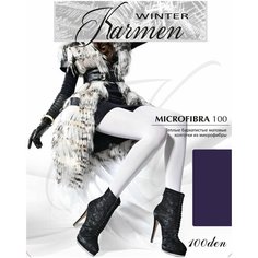 Колготки Karmen Microfibra, 100 den, размер 2, melanzana Кармен