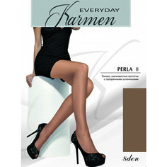 Колготки Karmen Perla, 8 den, размер 3, bronzo Кармен