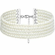 Чокер, фианит, длина 32 см, gold