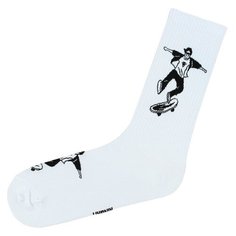 Носки Kingkit, размер 36-41, черный, белый, бесцветный, серый
