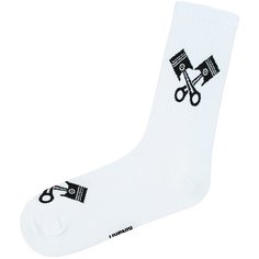 Носки Kingkit, размер 41-45, черный, серебряный, белый, экрю