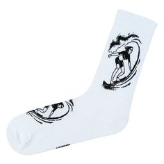 Носки Kingkit, размер 41-45, черный, белый, экрю, серый