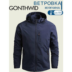 Ветровка GONTHWID, размер S, синий