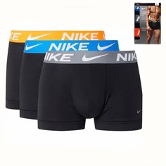 Трусы NIKE, комплект из 3 шт., размер S, черный