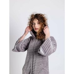 Халат для кормящих мам Koroleva Collection, размер 7XL, серый