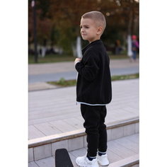 Костюм спортивный Спортивный костюм, размер 98, черный Градиент