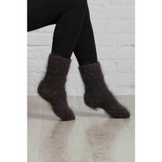 Носки Русские мотивы, размер 38/40, коричневый