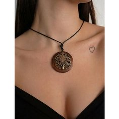 Колье, коричневый Китай