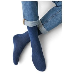 Носки Omsa, размер 42-44 (27-29), blu melange