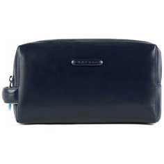 Косметичка PIQUADRO, 30х20х25 см, , темно-синий