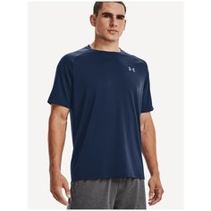 Футболка спортивная Under Armour Tech 2.0, размер S, academy/graphite