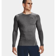 Лонгслив спортивный Under Armour HeatGear Armour Compression LS, размер S, , серый